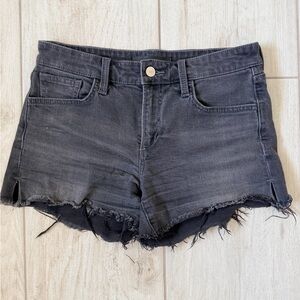 Women's Black Denim Shorts